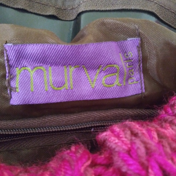 Crocheted Pink Murval Paris Bucket Handbag - Picture 6 of 7